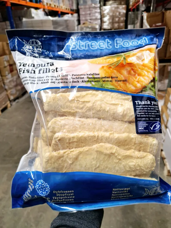 Pollakifilee tempuras 2.5kg.